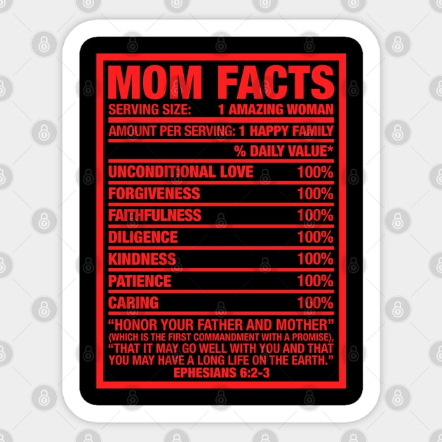 MOM FACTS Sticker by Plushism